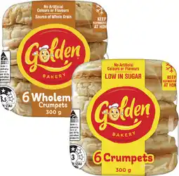 Coles Golden Crumpet Rounds 300g offer