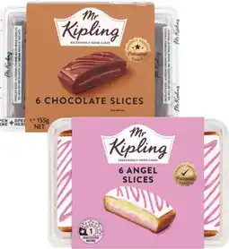 Coles Mr Kipling Cakes or Slices 6 Pack 150g-165g offer