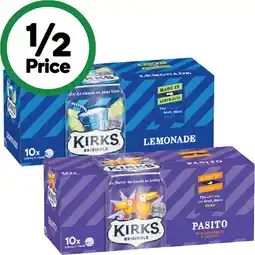 Woolworths Kirks Soft Drink Varieties offer