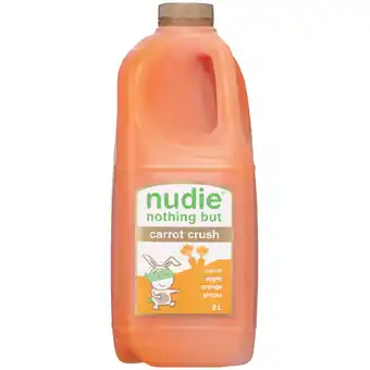 Woolworths Nudie Nothing But Carrot, Orange, Apple & Ginger – From the Fridge offer
