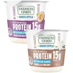 Woolworths Farmers Union Protein Yoghurt Pot 150g offer