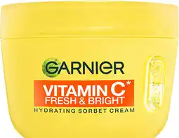 Coles Garnier Vitamin C Hydrating Sorbet Cream offer