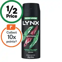 Woolworths Lynx Body Spray or Anti-perspirant 165ml offer