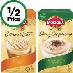 Woolworths Moccona Coffee Sachets-10 offer