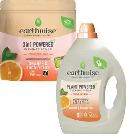 Coles Earthwise Laundry Liquid 2 Litre or Capsules 26 Pack offer