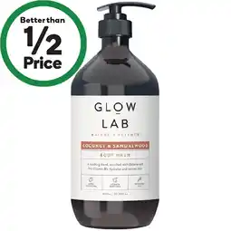 Woolworths Glow Lab Body Wash offer
