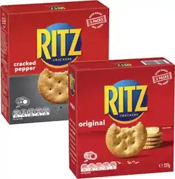 Coles Ritz Crackers-227g offer