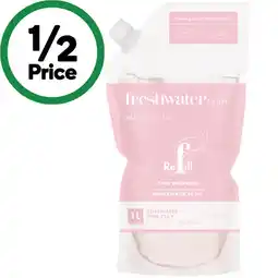 Woolworths Freshwater Farm Hand Wash Refill Pouch offer