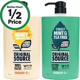 Woolworths Original Source Shower Gel offer