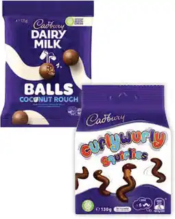 Coles Cadbury Chocolate Bites or Balls 120g-142g offer