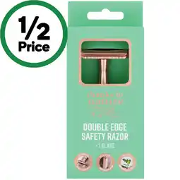 Woolworths Thanks To Nature Double Edge Safety Razor Kit offer