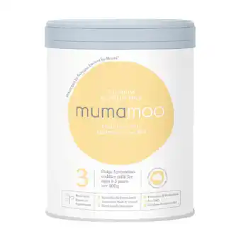 Woolworths Mumamoo Premium Baby or Toddler Formula Stage 1-3 800g offer
