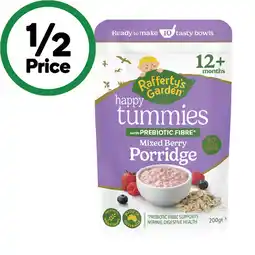 Woolworths Rafferty's Garden Porridge 12m+ offer