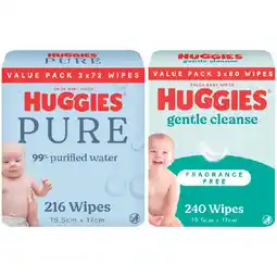 Woolworths Huggies Baby Wipes-240 offer