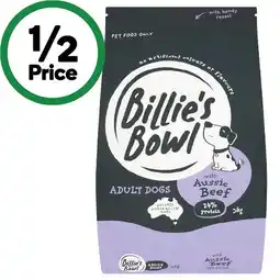 Woolworths Billie’s Bowl Dry Dog Food offer