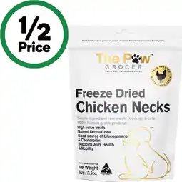 Woolworths The Paw Grocer Freeze Dried Dog Treats offer