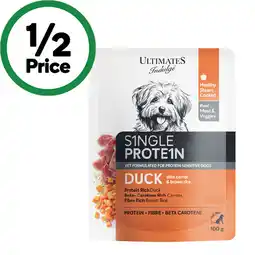 Woolworths Ultimates Single Protein Wet Dog Food offer