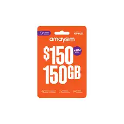 Woolworths amaysim $150 Starter Pack§ offer