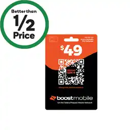 Woolworths Boost $49 Starter Pack offer