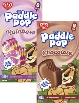 Coles Streets Paddle Pop Sticks 544mL offer