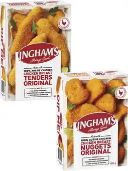 Coles Inghams Chicken Breast Tenders or Nuggets 400g offer