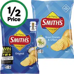 Woolworths Smith’s Crinkle Cut Potato Chips offer