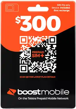 Coles Boost $300 SIM Pack offer