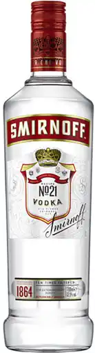 Coles Smirnoff Red Vodka offer