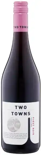 Coles Two Towns Adelaide Hills Pinot Noir offer