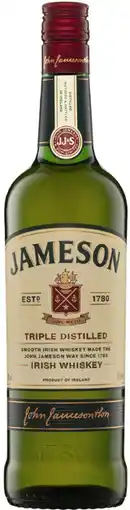 Coles Jameson Irish Whiskey offer