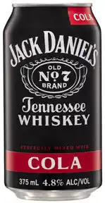 Coles Jack Daniels & Cola Cans offer