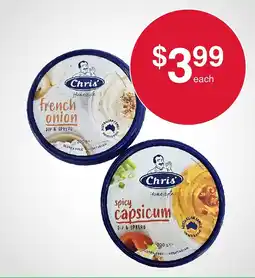 Australian Butchers Store Chris' Homestyle French onion dip & spread offer