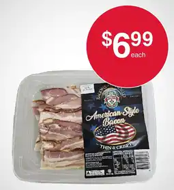 Australian Butchers Store Bertocchi American Style Bacon offer