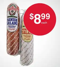 Australian Butchers Store Bertocchi Danish Salami offer