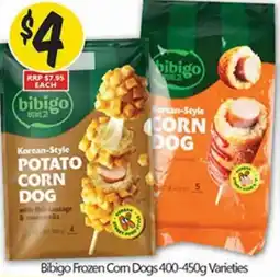 Not Quite Right Bibigo Frozen Corn Dogs 400-450g Varieties offer