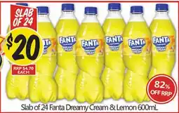 Not Quite Right Fanta Dreamy Cream & Lemon offer