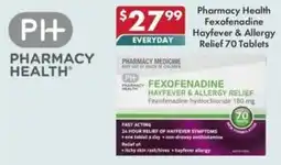 Pharmacy4Less Pharmacy Health Fexofenadine Hayfever & Allergy Relief offer
