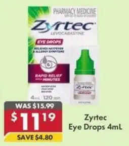 Pharmacy4Less Zyrtec Eye Drops offer