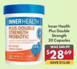 Pharmacy4Less Inner Health Plus Double Strength Probiotic offer