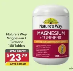 Pharmacy4Less Nature's Way Magnesium + Turmeric offer