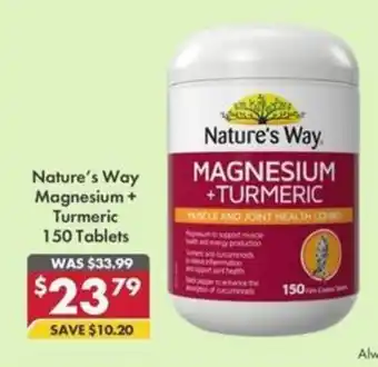 Nature's Way Magnesium + Turmeric