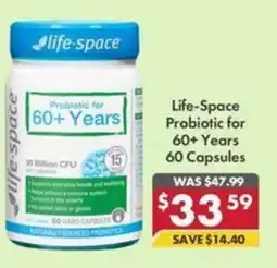 Pharmacy4Less Life-Space Probiotic for 60+ Years offer