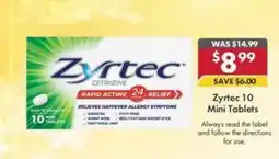 Pharmacy4Less Zyrtec 10 Mini Tablets offer