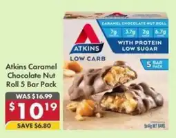 Pharmacy4Less Atkins Caramel Chocolate Nut Roll offer