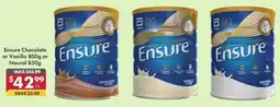 Pharmacy4Less Ensure Chocolate or Vanilla or Neural offer