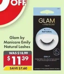 Pharmacy4Less Glam by Manicare Emily Natural Lashes offer