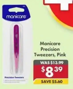 Pharmacy4Less Manicare Precision Tweezers, Pink offer