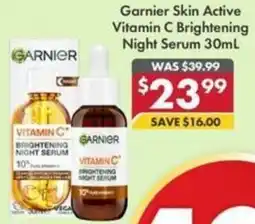 Pharmacy4Less Garnier Vitamin C Brightening Night Serum offer