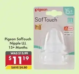 Pharmacy4Less Pigeon SofTouch Nipple LLL offer