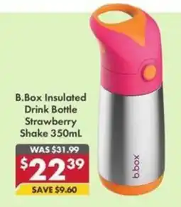 Pharmacy4Less B.Box Insulated Drink Bottle Strawberry Shake offer